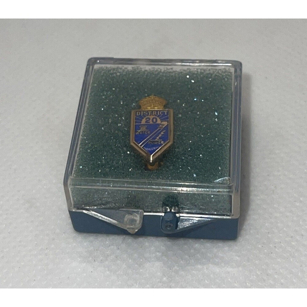 10k Gold Service Pin Water & Power District 20 - Imperial - 1.8 Grams